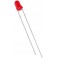 5X Led 3mm vermelho difuso