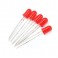 5X Led 5mm vermelho difuso