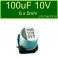 Condensador Electrolitico Aluminio SMD 100uF 10V