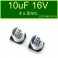 Condensador Electrolitico Aluminio SMD 10uF 16V