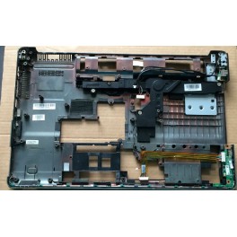 Peças de hp dv8 series bottom case com ficha dc e usb lateral