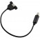 Cabo usb femea montagem em painel macho tipo b femea a 25cm 