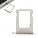 Adaptador / tray / suporte de cartao nano sim iphone 5 5g 5s cor silver 