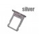 Adaptador / tray / suporte de cartao nano sim iphone 5 5g 5s cor silver 