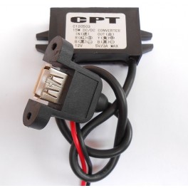 Modulo dc-dc usb femea step down 12v para 5v 3a para carregador ou diy arduino raspberry robotica 