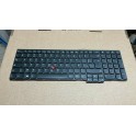 Peças Lenovo ThinkPad W540 W541FR AZERTY Keyboard 0C45002 44A033 11S0C4500 A2