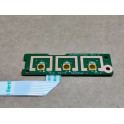  Peças Dell Inspiron 7720 Touchpad Button Board DAR09TB16E1 3VR091B0010