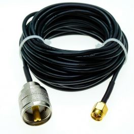 10Mts RG174 SMA Male To UHF Male PL259 Extention Coax RF Cable Jumper Pigtail