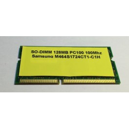 So-dimm 128mb pc100 100mhz samsung m464s1724ct1-c1h 