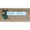 Peças de fujitsu siemens q2010 modulo usb e firewire cp294316-01 cp273371.z2 cp27337*-x2