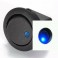 Botao redondo ON OFF 12V com led Azul carro barco caravana mota 