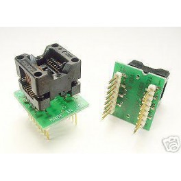 Socket zif para programador universal 150mil ots-16-1.27.03 soic16 sop16 para dip16 