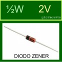 Diodo Zener ½W 2V