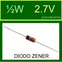 Diodo Zener ½W 2.7V