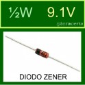 Diodo Zener ½W 9.1V