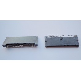 Ficha SATA 7+15 pinos 22 pinos em 90º angulo 