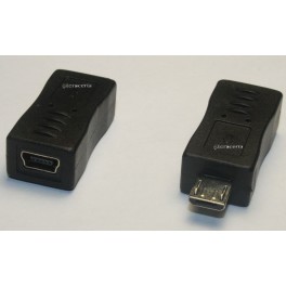 Adaptador Universal de Mini USB (F) para Micro USB (M)
