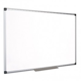 Quadro Branco 90x120cm Porcelana Magnetico Moldura de Aluminio