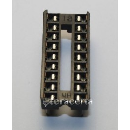 Socket 18 pinos DIP IC