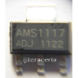 AMS1117 ADJ - 1A SOT-233 - Regulação Ajustável.