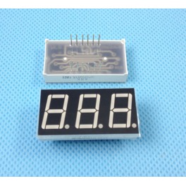 Display LED 0,56" 3 digitos 7 segmentos VERMELHO