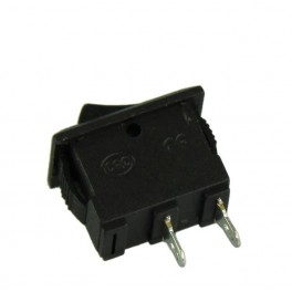 Placa de Botão / Switch On - Off Preto AC 3A, 250V / AC 6A, 125V 