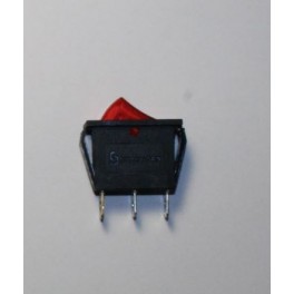 Placa de Botão / Switch On - Off Vermelho AC 15A, 250V / AC 20A, 125V 