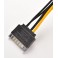 Cabo SATA 15 Pinos para PCI-E 6 Pinos 20cm
