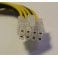 Cabo Corrente Coversor PCI Express 6 para 8 Pinos 