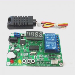 Modulo 5 a 24V Higrómetro e temperatura 2 reles + sensor