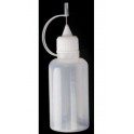 Frasco 15ml ponta fina metalica ideal para alcool isopropilico oleo tintas fluxo e trabalhos de precisao