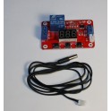 Modulo termostato 12V rele e sonda a prova de agua