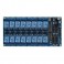 Module 16 canais rele Optoisolada PIC AVR ARM MCU arduino raspberry